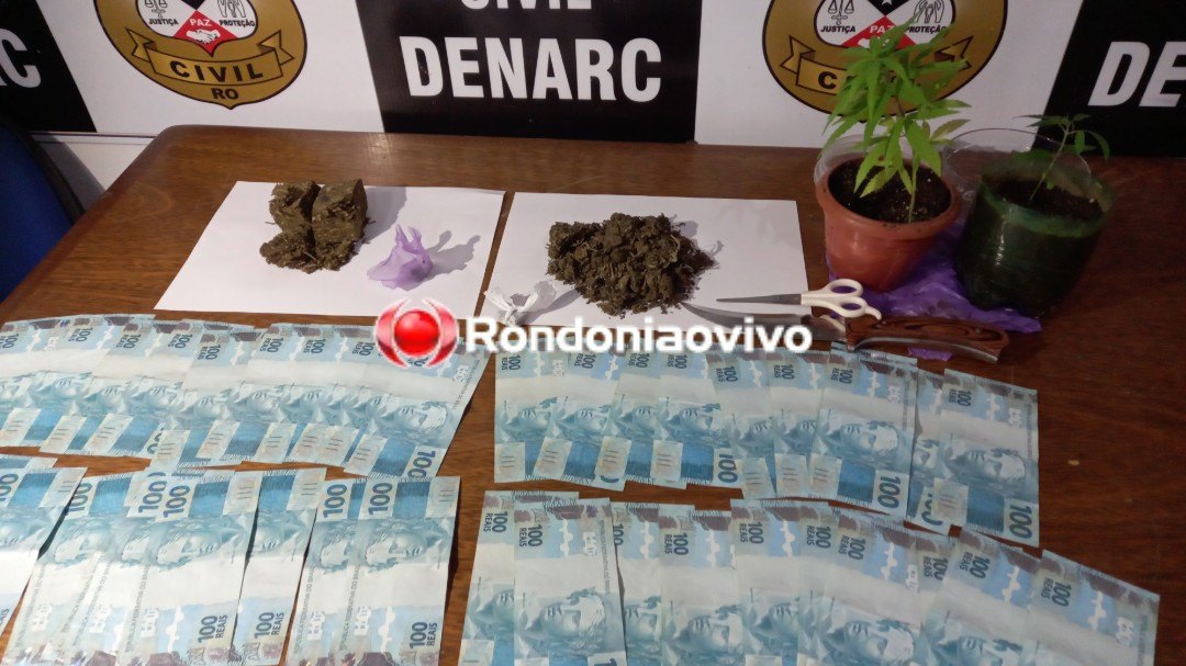 VÍDEO: Denarc prende traficante com skunk e materiais para falsificar CNH