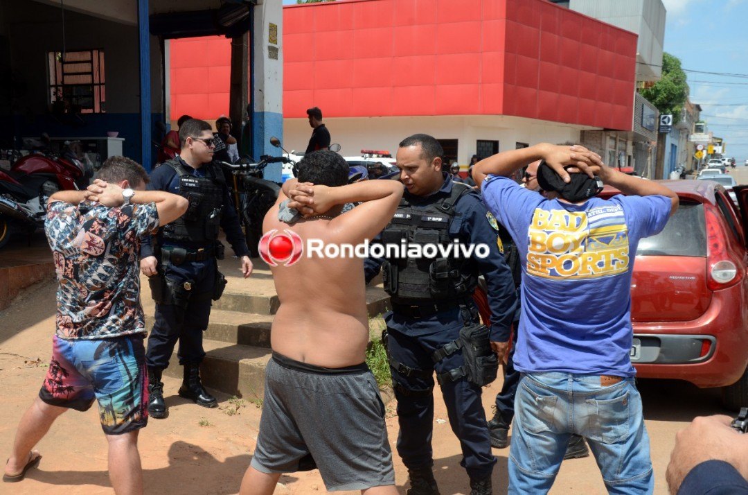 ONDA DE FURTOS: Trio acusado de arrastão em veículos é preso após ação rápida da PM