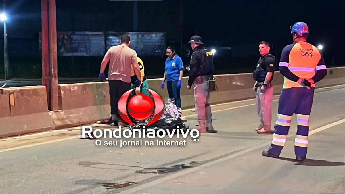 VÍDEO: Acidente na BR-364 deixa mulher morta e motociclista em estado gravíssimo