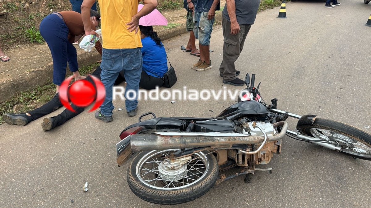 URGENTE: Motociclista fica seriamente ferido em acidente com veículo da Sesau 