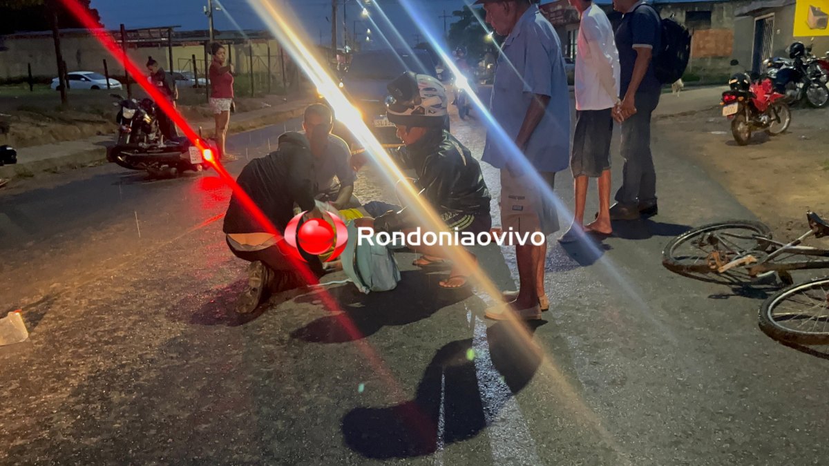 VÍDEO: Morre ciclista atropelado por moto em Porto Velho 