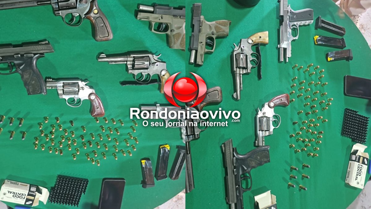 VÍDEO: Agiota e funcionário são presos com seis armas de fogo