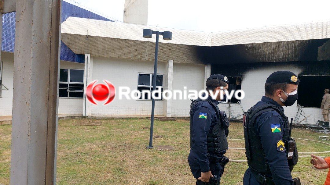 VÍDEO: Incêndio destrói prédio do INSS em Porto Velho