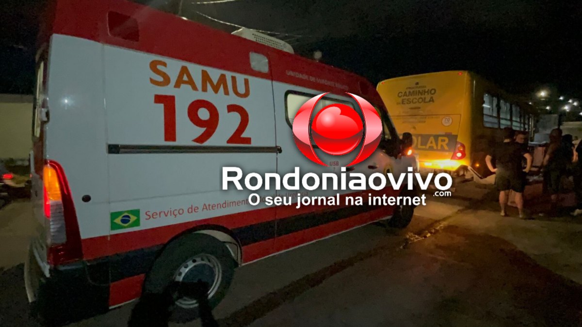 VÍDEO: Ônibus escolar perde o freio e atinge veículos e residência no Centro de Porto Velho
