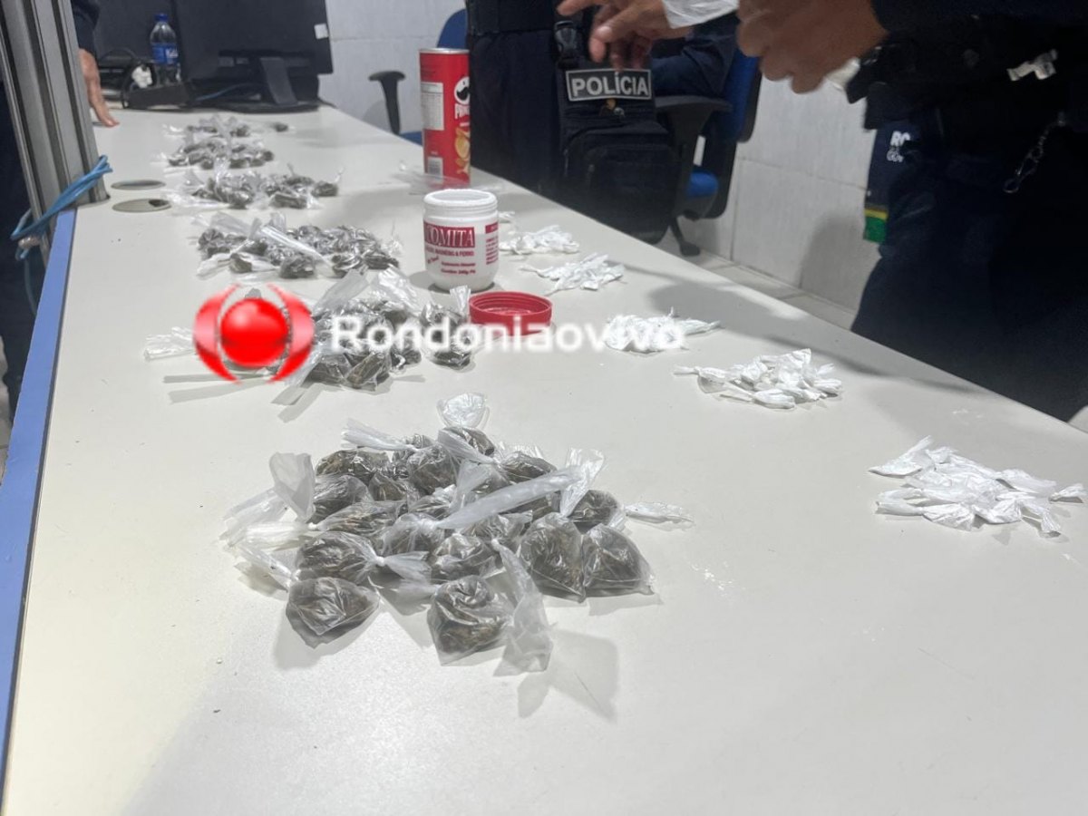 ORGULHO DO MADEIRA: Após roubo a motorista de app, dupla é flagrada com várias porções de drogas