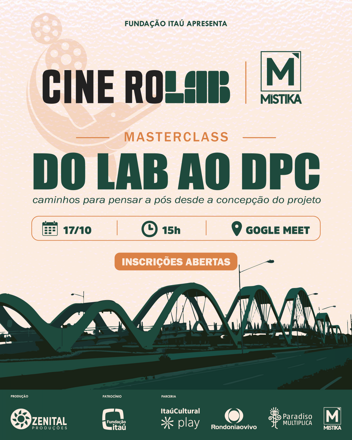 CINE RO: Inscrições abertas para masterclass 'Do Lab ao DPC', em parceria com a MISTIKA