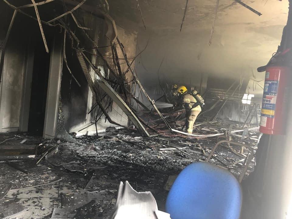 VÍDEO: Incêndio destrói prédio do INSS em Porto Velho