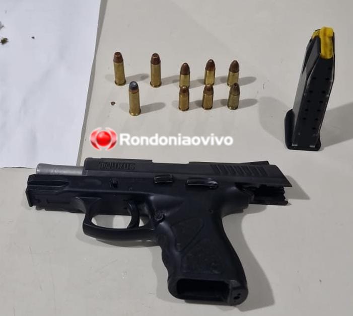 MULHER ENTREGOU: Marido acusado de agredir esposa é preso com arma furtada de CAC