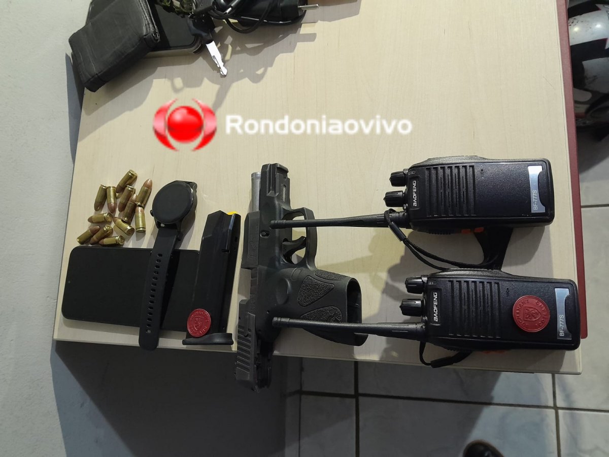 CRISTAL DA CALAMA: PM prende três membros do CV com armas e evita ataques a tiros 