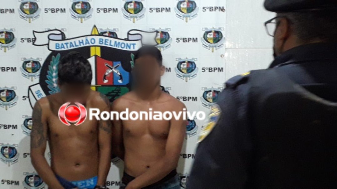 NA HORA: Dois são flagrados armados com fuzil quando planejavam assaltos na capital