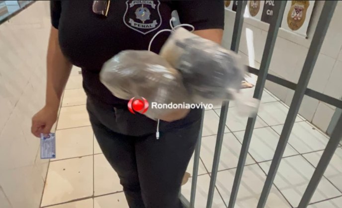 NO 603: Jovem é presa com drogas no órgão genital quando ia visitar o marido 