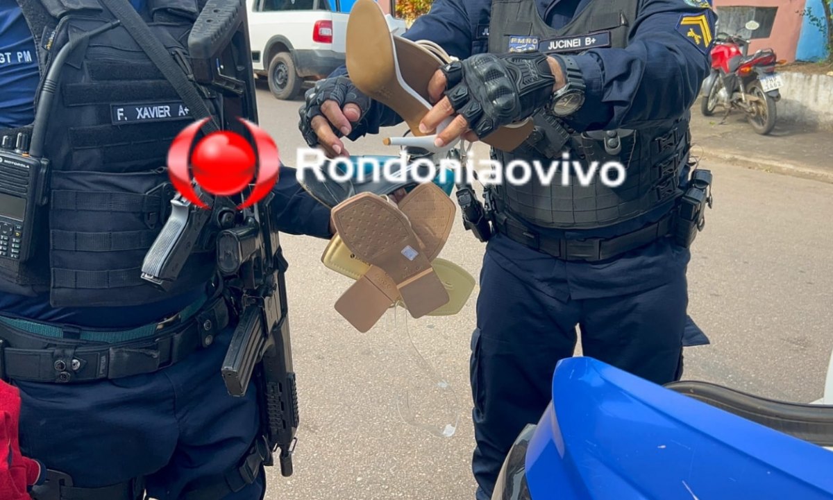 VIDEO: PM age rápido e intercepta ladrões da Sapatinho de Luxo