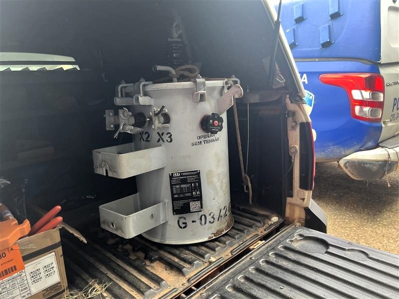 SEGURANÇA: Energisa alerta para riscos após prisão de suspeitos com transformador furtado