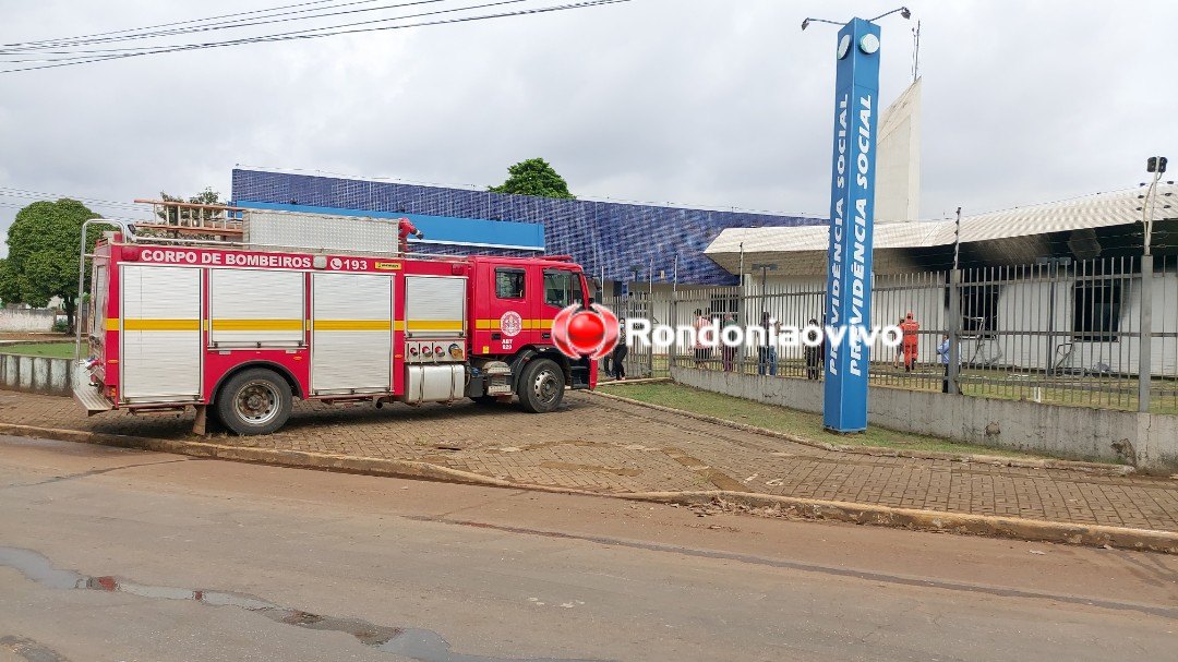 VÍDEO: Incêndio destrói prédio do INSS em Porto Velho