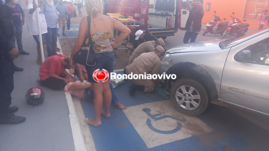 ASSISTA: Acidente grave entre três veículos deixa mãe e filha feridas no Centro