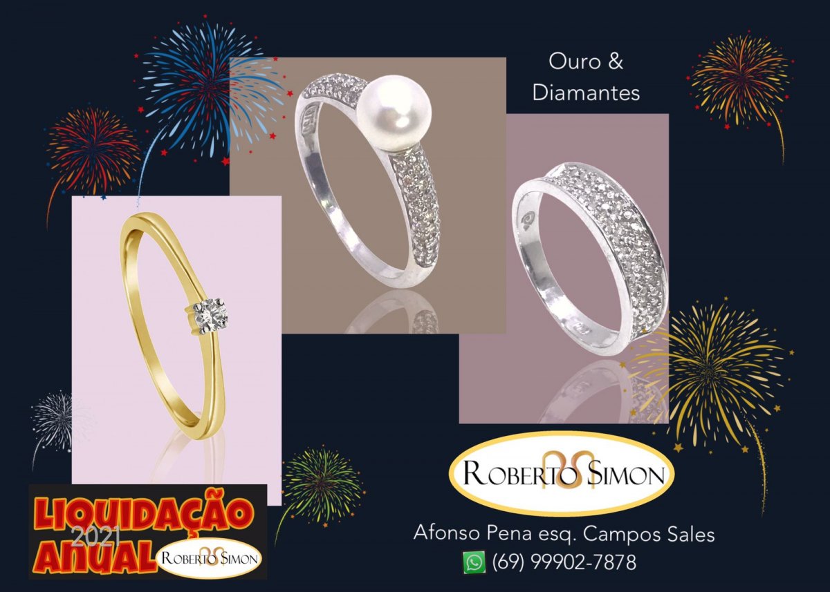 ESPECIAL: Aproveite a liquidação anual da Roberto Simon Joias 