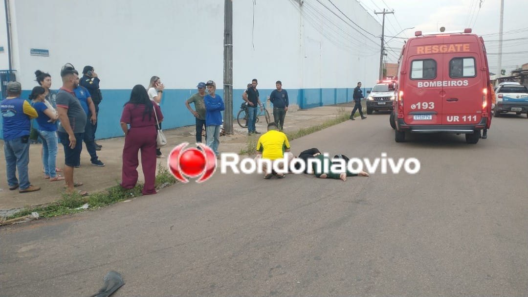 EXPOSTA: Mulher sofre grave fratura na perna após violento acidente