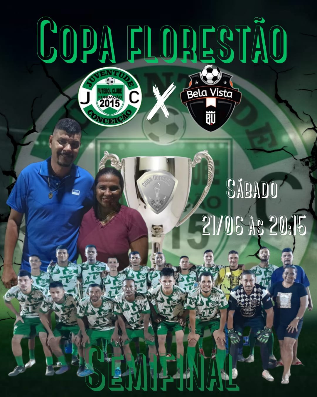 FUTEBOL DE BAIRRO: Copa Florestão tem semifinais nesse final de semana