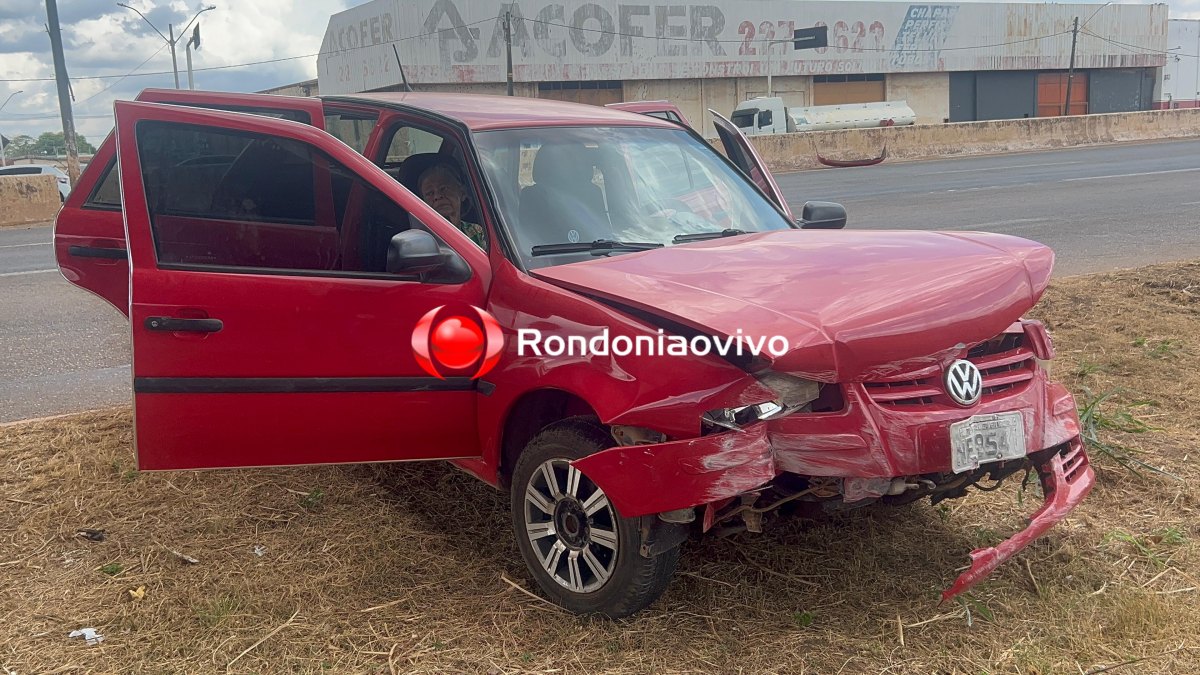 VÍDEO: Grave acidente entre caminhão e carro deixa idosa ferida na BR-364