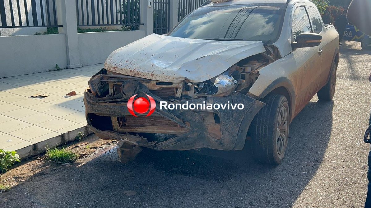 VÍDEO: Funcionário da Amazongás arromba portão com o corpo após grave atropelamento