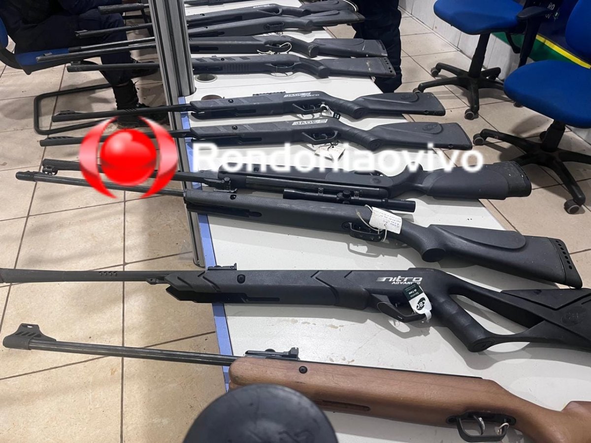 ARSENAL: Criminoso do CV é preso com várias armas furtadas de loja na Imigrantes