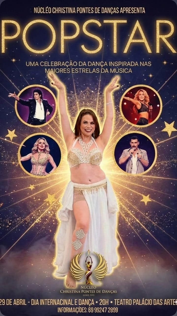 DO CLÁSSICO AO POP: Espetáculo une dança do ventre e sucessos do pop em Porto Velho