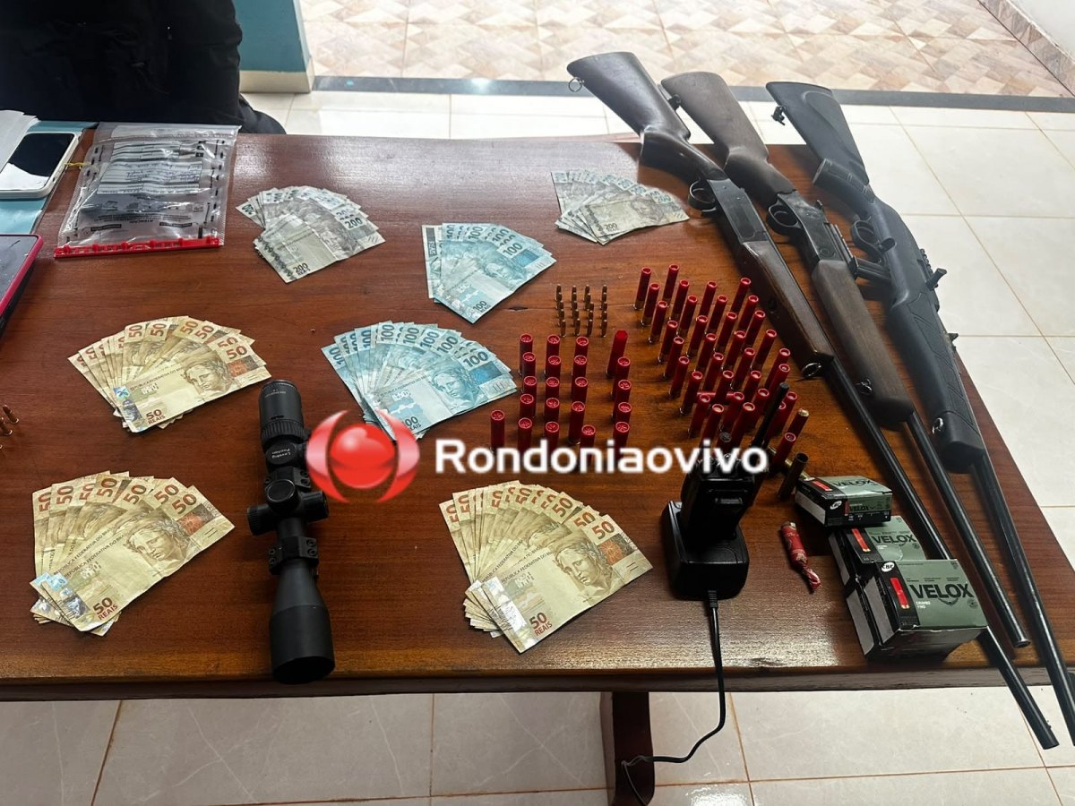 ESCUDO DE CINZAS: Operação da Draco prende acusados de comércio de armas e crimes ambientais 