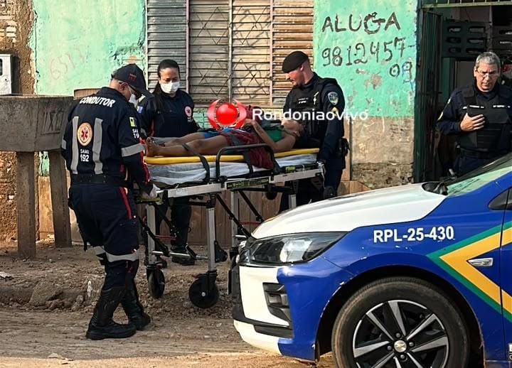 VÍDEO: Mulher é atacada pelo marido e socorrida pelo SAMU