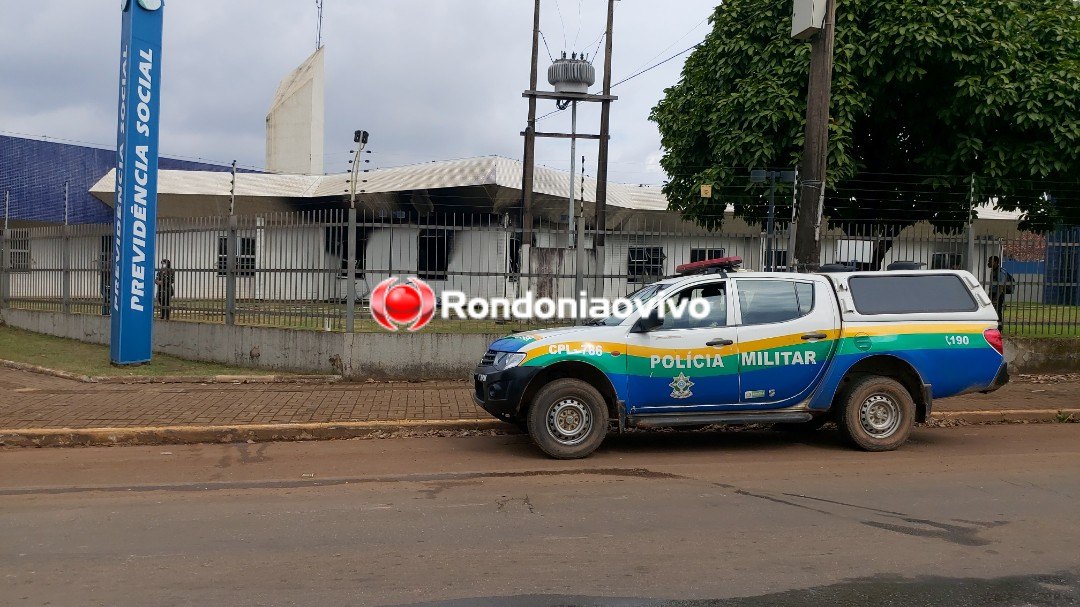 VÍDEO: Incêndio destrói prédio do INSS em Porto Velho