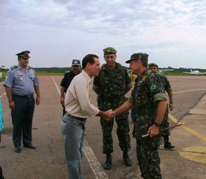 General inspeciona Tiro de Guerra em Vilhena