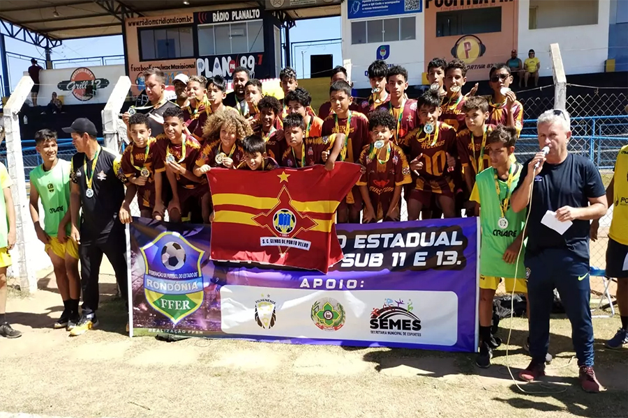 CATEGORIAS DE BASE: Sport Club Genus de Porto Velho é Campeão Sub-13