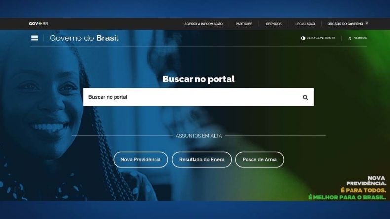 DIGITAL: Portal único do Governo Federal já está disponível na internet