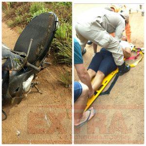 Técnica de enfermagem perde o baço após sofrer queda de moto na BR-364