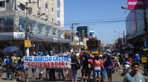 CRISE - Manifestação na avenida Sete de Setembro é encerrada - Leia a carta aberta