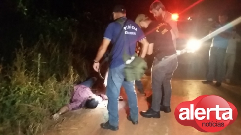 Homem é executado com dois tiros no Travessão B-40 entre a Linha 100 e 105