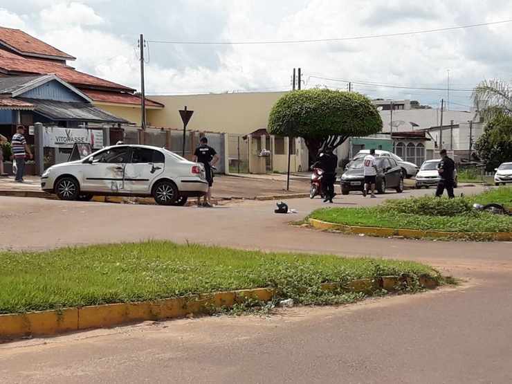 CACOAL: Motociclista morre ao bater na lateral de carro