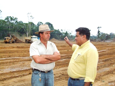 Altamiro visita futuras instalação da Corrida Nacional de Jericos