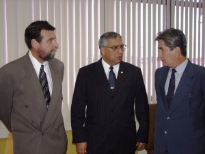 Presidente do TJ recebe conselheiros do Tribunal  de Contas estadual