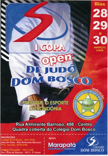 Copa Dom Bosco Open de Judô inicia neste sábado