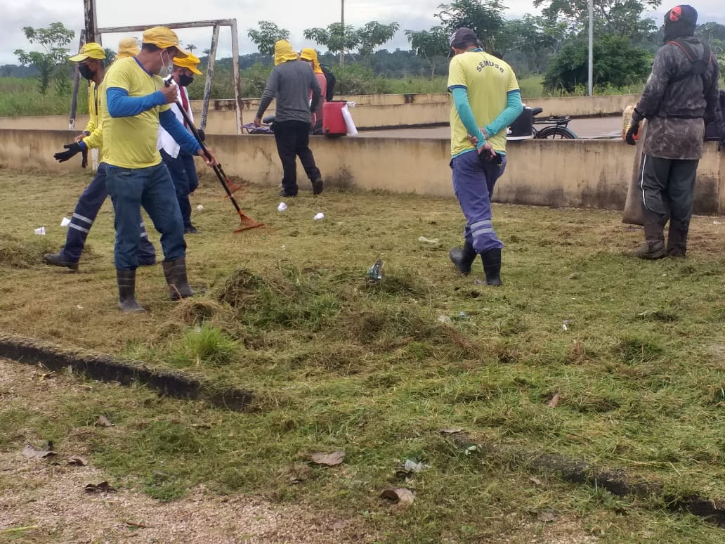  ZONA LESTE: Limpeza é realizada no Cristal da Calama após solicitação de Edimilson Dourado