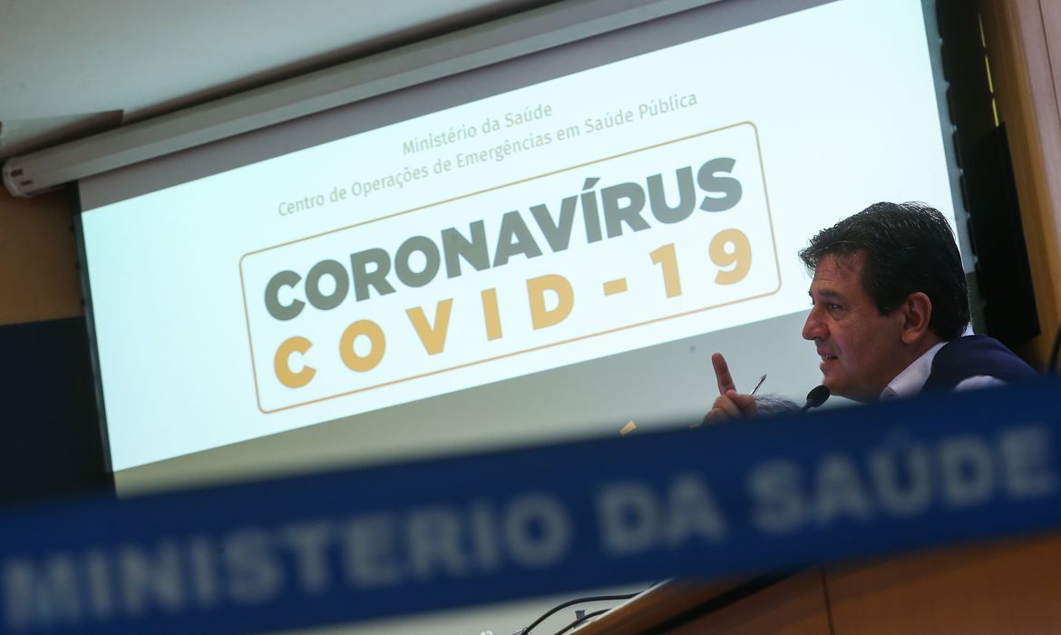 CORONAVÍRUS: Brasil tem registrado 3.904 casos e 114 mortes por covid-19