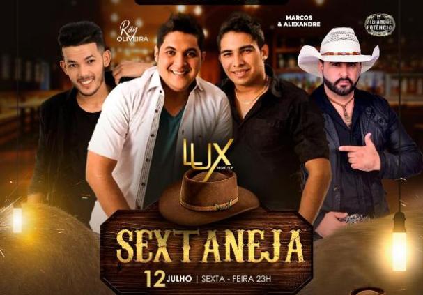 Sorteados para Sextaneja na Lux Night Pub