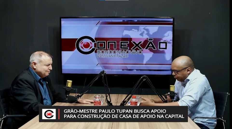 CONEXÃO RONDONIAOVIVO: Grão-mestre Paulo Tupan busca apoio para construir casa de apoio na capital