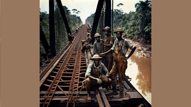 MADEIRA-MAMORÉ: Livro sobre a ferrovia, ilustrado com imagens criadas através da IA, será lançado em agosto