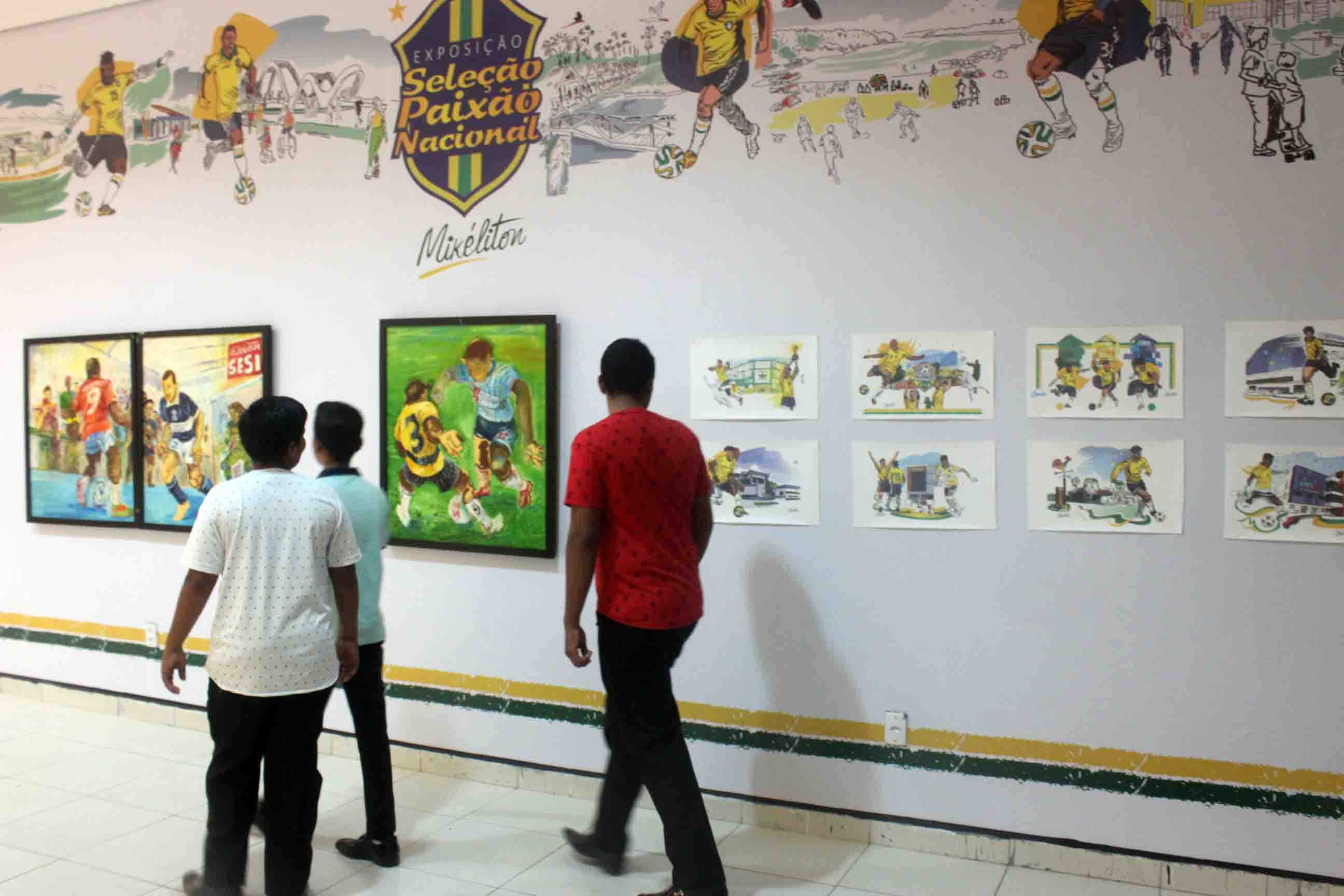 Paixão Nacional pelo futebol é exposta no Porto Velho Shopping