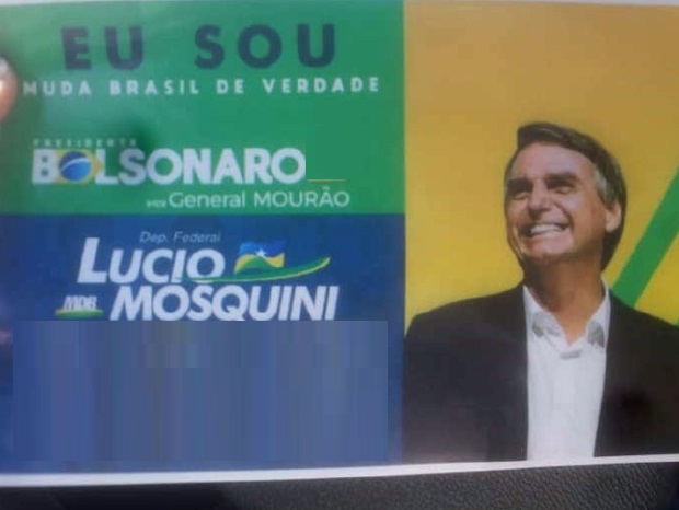 QUEM PAGOU?: Lúcio Mosquini faz campanha pra Bolsonaro e TRE repreende o candidato