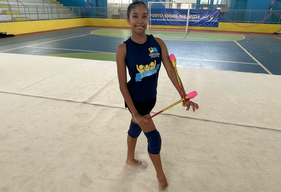 TALENTOS DO FUTURO: Atleta participa de Torneio Nacional de Ginástica Rítmica em São Paulo