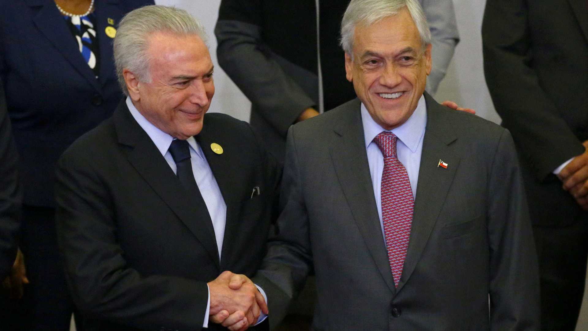 Brasil e Chile terão acordo para proteger investimentos