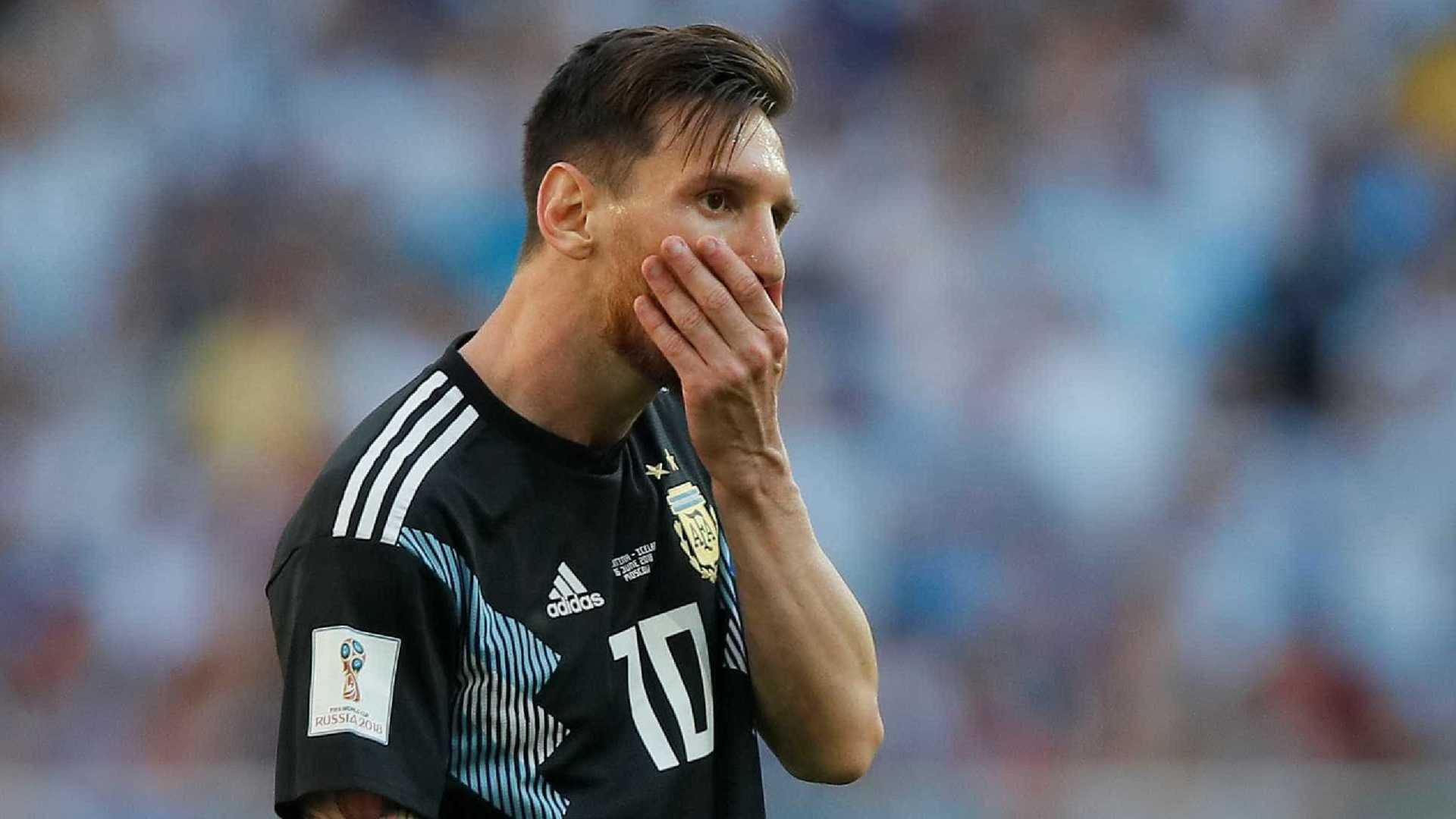 MOSCOU: Balde de água fria! Messi decepciona e Argentina empata com a Islândia