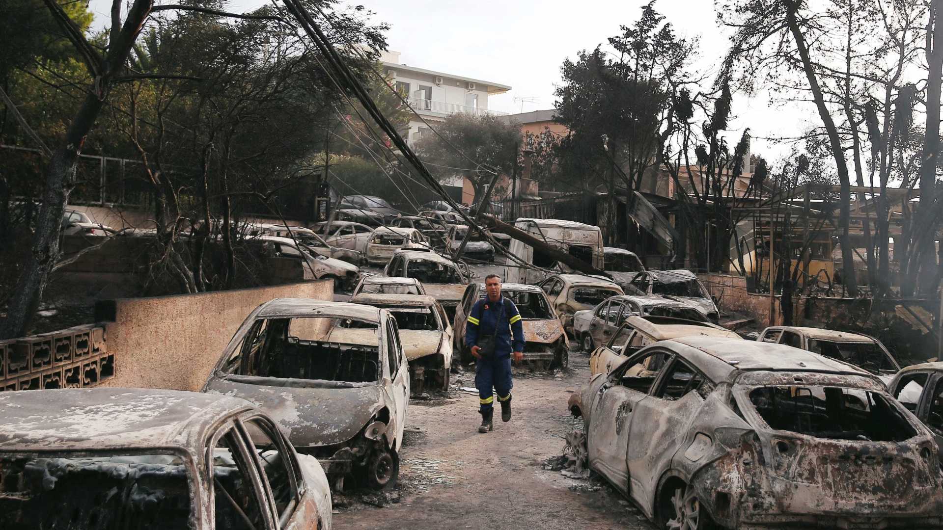 CENAS DE HORROR: Incêndios na Grécia deixa 60 mortos e mais de 170 feridos